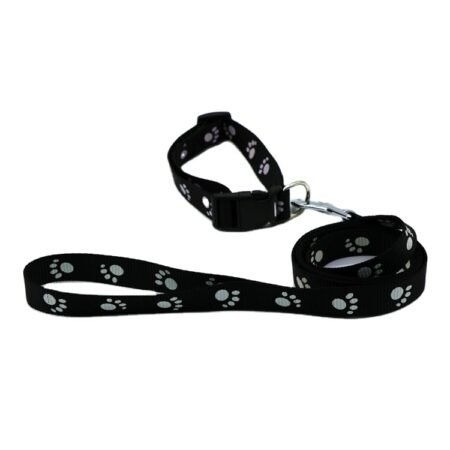 Adjustable Personalized Pet Collars Nylon African Dog Collars Dog Fashion Collar Animal Print Dog Collar With Leash Set