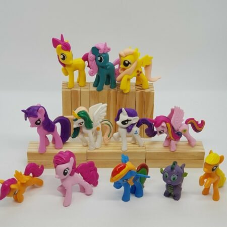 My Little Pony Princess Birthday / Cupcake Cake Toppers Figurines Toy Deco PVC