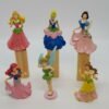 Princess Cinderella Aurora Birthday Cake Toppers Collectable Figurines Toy PVC