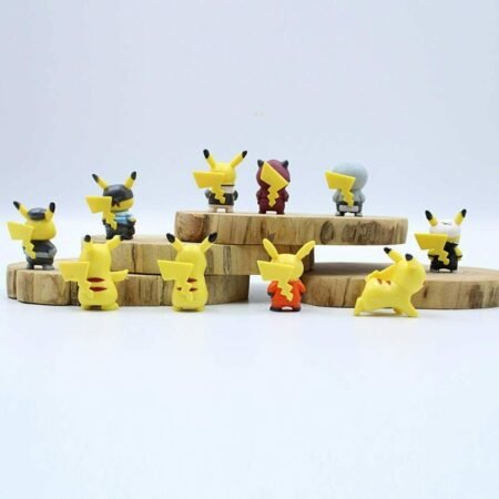 Pokeman Pikachu Birthday / Cupcake Cake Toppers Figurines Toy Decorations PVC