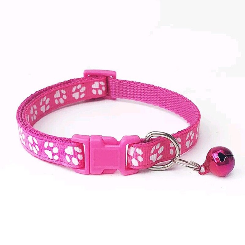 Photo inspiration: Grocery Delivery Paw Print Cat Collar Reference: Paw Print Cat Collar With Bell Adjustable Collar